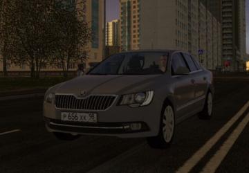 2014 Skoda Superb version 03.01.2022 for City Car Driving (v1.5.9.2)
