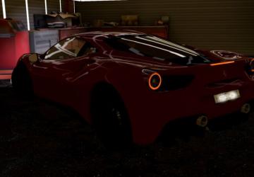 2015 Ferrari 488 GTB + Extras for Steam version 20.01.2022 for City Car Driving (v1.5.9.2)