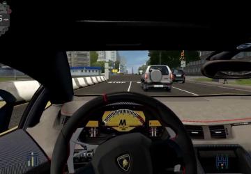 2015 Lamborghini Aventador SuperVeloce Coupe v26.09.20 for City Car Driving (v1.5.9, 1.5.9.2)