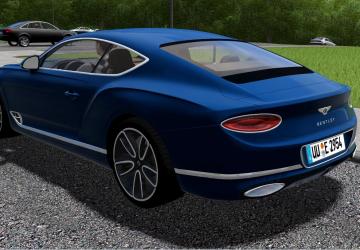2018 Bentley Continental GT version 20.11.2022 for City Car Driving (v1.5.9.2)
