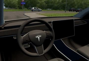 2018 Tesla Model 3 version 19.10.21 for City Car Driving (v1.5.9, 1.5.9.2)