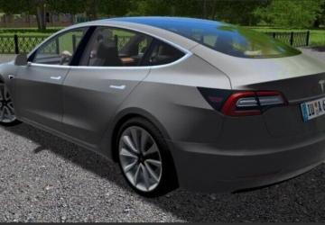 2018 Tesla Model 3 version 19.10.21 for City Car Driving (v1.5.9, 1.5.9.2)