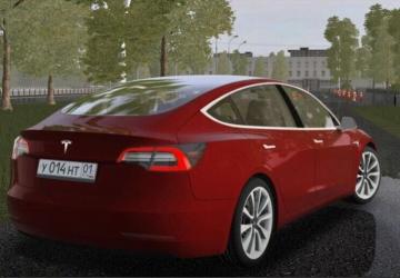 2018 Tesla Model 3 version 19.10.21 for City Car Driving (v1.5.9, 1.5.9.2)