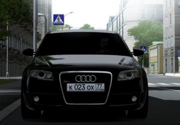 Audi RS4 B7 version 1.0 for City Car Driving (v1.5.8)