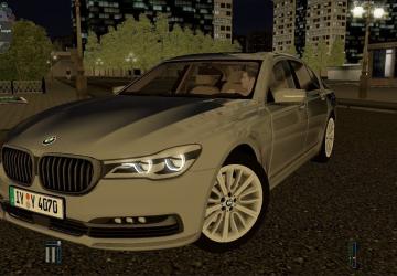 BMW 750i G11 version 23.04.21 for City Car Driving (v1.5.9, 1.5.9.2)