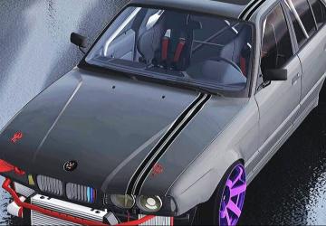 BMW E34 Drift Car version 08.06.20 for City Car Driving (v1.5.9, 1.5.9.2)