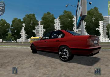 BMW E34 M5 Volk version 10.06.20 for City Car Driving (v1.5.9, 1.5.9.2)