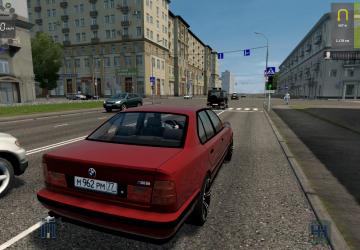 BMW E34 M5 Volk version 10.06.20 for City Car Driving (v1.5.9, 1.5.9.2)