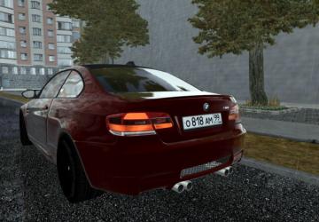 BMW M3 E92 version 12.06.20 for City Car Driving (v1.5.9.2)