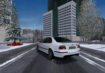 BMW M5 E39 White Edition version 29.01.2022 for City Car Driving (v1.5.9.2)