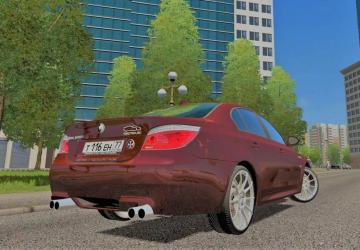 BMW M5 E60 Shadow version 27.09.20 for City Car Driving (v1.5.9, 1.5.9.2)