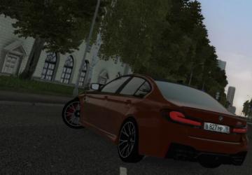BMW M5 F90 Competition 2020 version 27.12.2021 for City Car Driving (v1.5.9.2)