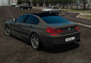BMW M6 Gran Coupe (f06) version 07.03.21 for City Car Driving (v1.5.9.2)