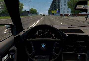 BMW Series 5 525i E34 version 08.06.21 for City Car Driving (v1.5.8 - 1.5.9.2)