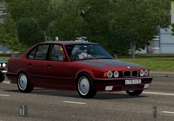 BMW Series 5 525i E34 version 08.06.21 for City Car Driving (v1.5.8 - 1.5.9.2)