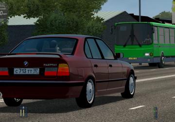 BMW Series 5 525i E34 version 08.06.21 for City Car Driving (v1.5.8 - 1.5.9.2)