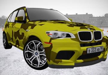 BMW X5M Gold Edition Davydych version 16.05.21 for City Car Driving (v1.5.9, 1.5.9.2)