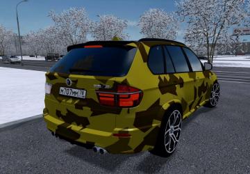 BMW X5M Gold Edition Davydych version 16.05.21 for City Car Driving (v1.5.9, 1.5.9.2)