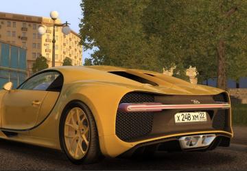 Bugatti Chiron 2016 version 09.08.20 for City Car Driving (v1.5.8 - 1.5.9.2)