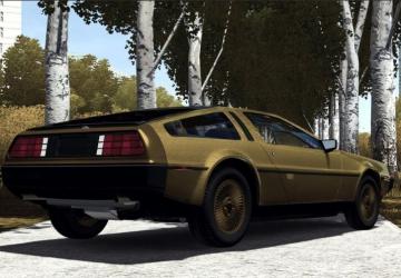 DeLorean DMC-12 Gold Edition version 29.05.21 for City Car Driving (v1.5.8 - 1.5.9.2)