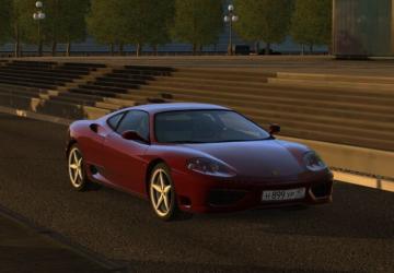Ferrari 360 Modena version 28.08.20 for City Car Driving (v1.5.9.2)