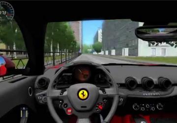 Ferrari 458 Italia version 1.0 for City Car Driving (v1.5.9, 1.5.9.2)