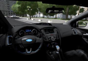 Ford Focus RS 2017 version 19.06.21 for City Car Driving (v1.5.9, 1.5.9.2)