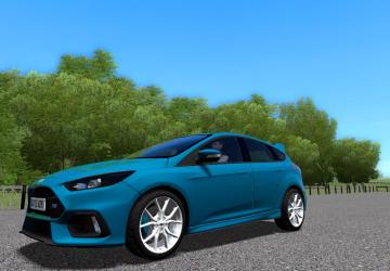 Ford Focus RS 2017 version 19.06.21 for City Car Driving (v1.5.9, 1.5.9.2)