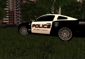 Ford Mustang Shelby GT500 Police version 08.10.20 for City Car Driving (v1.5.9, 1.5.9.2)