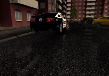 Ford Mustang Shelby GT500 Police version 08.10.20 for City Car Driving (v1.5.9, 1.5.9.2)