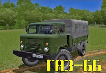 GAZ 66 (Shishiga) version 1.0 for City Car Driving (v1.5.8 — 1.5.9.2)