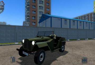 GAZ 67B version 1.0 for City Car Driving (v1.5.7, 1.5.8)