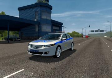 Honda Accord Police version 23.06.20 for City Car Driving (v1.5.9.2)
