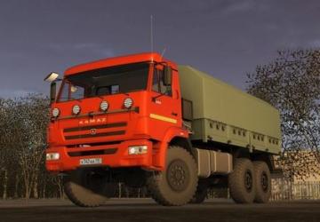 KamAZ 43118 6x6 version 2.0 for City Car Driving (v1.5.9.2)