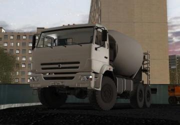 KamAZ 43118 6x6 version 2.0 for City Car Driving (v1.5.9.2)