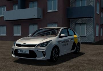 Kia Rio 1.6i (Yandex Taxi) version 13.08.2021 for City Car Driving (v1.5.9.2)