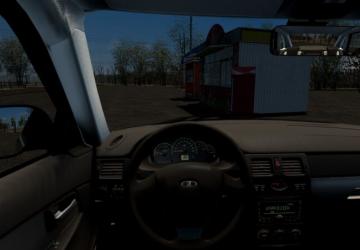 Lada 2170 «Black Edition» version 26.10.2021 for City Car Driving (v1.5.9.2)