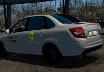 Lada Granta FL 2018 (Yandex Taxi) version 05.01.2022 for City Car Driving (v1.5.9.2)
