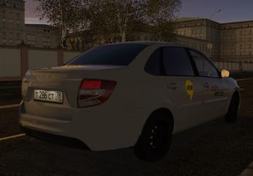 Lada Granta FL 2018 (Yandex Taxi) version 05.01.2022 for City Car Driving (v1.5.9.2)
