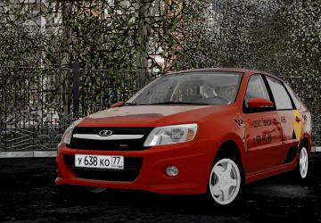 Lada Granta Liftback version 2 for City Car Driving (v1.5.9 - 1.5.9.2)