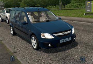 Lada Largus version 17.06.20 for City Car Driving (v1.5.9.2)