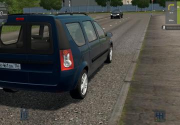 Lada Largus version 17.06.20 for City Car Driving (v1.5.9.2)