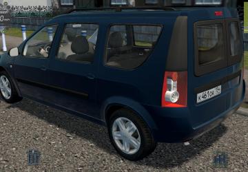 Lada Largus version 17.06.20 for City Car Driving (v1.5.9.2)