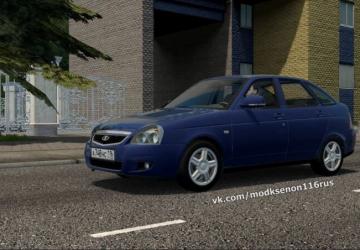 LADA Priora 2172 Hatchback version 01.10.20 for City Car Driving (v1.5.9, 1.5.9.2)