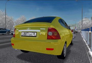 Lada Priora (BULKIN) version 01.04.21 for City Car Driving (v1.5.8 - 1.5.9.2)