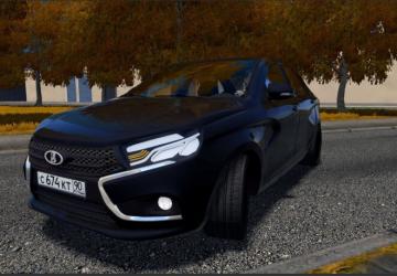 Lada Vesta 1.6 MT + Chip version 15.03.21 for City Car Driving (v1.5.8 - 1.5.9.2)