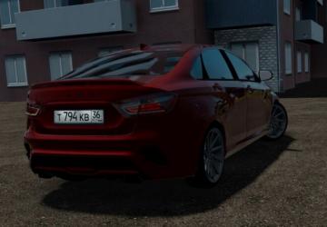 Lada Vesta Sport 1.8 By Heisenberg version 18.12.2021 for City Car Driving (v1.5.9.2)