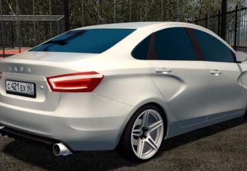 Lada Vesta Turbo version 29.03.2021 for City Car Driving (v1.5.9.2)