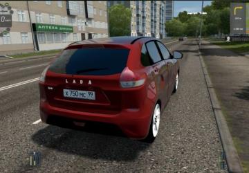 Lada XRay version 05.04.21 for City Car Driving (v1.5.8 - 1.5.9.2)