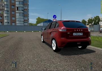Lada XRay version 05.04.21 for City Car Driving (v1.5.8 - 1.5.9.2)